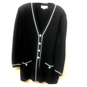 St.john button down jacket plus size